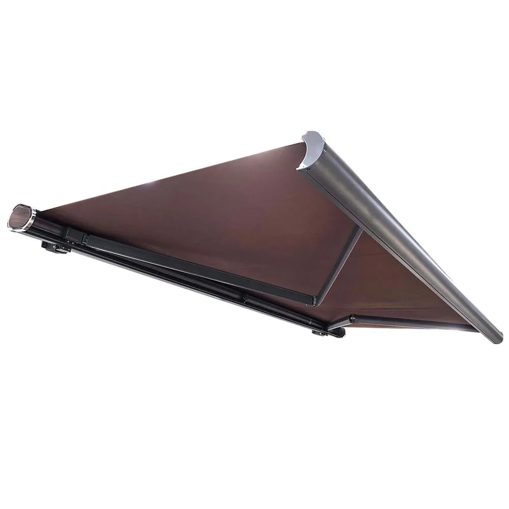 

Factory Luxury Electric Big Size Waterproof Aluminum Motorised Remote Sliding Roller Pergola Canopy Roof Awningpromote sales
