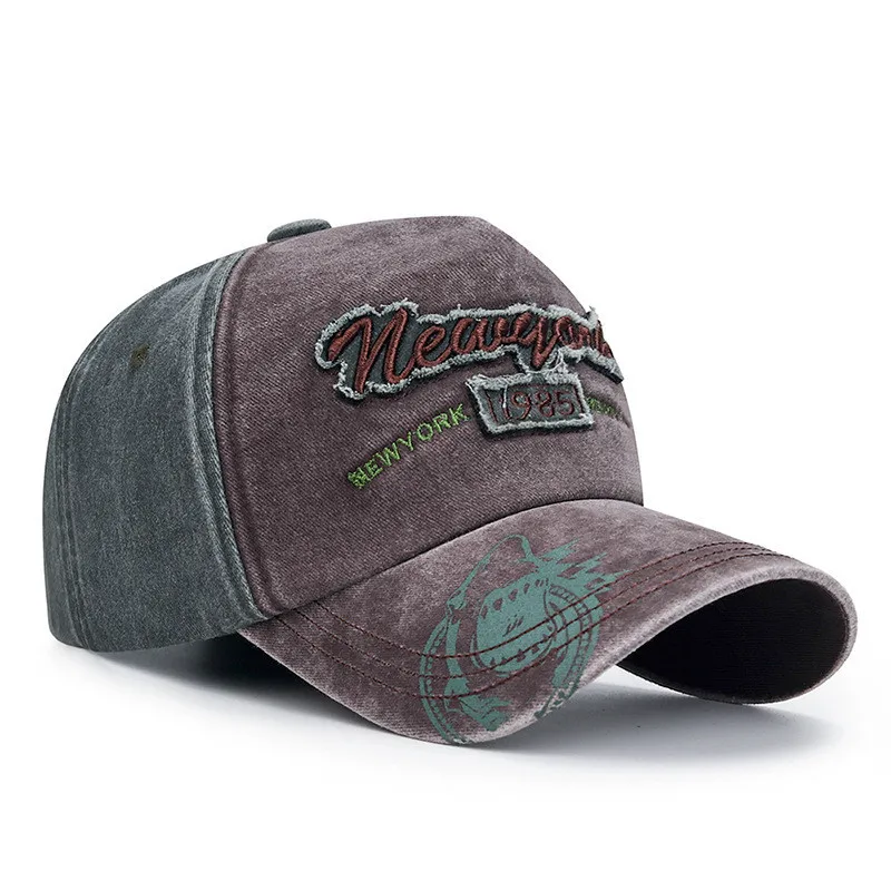 

New Washable Cotton Baseball Caps For Men And Women Personality Embroidery Retro Vintage Hip Hop Hat Party Hats Snapback Cap