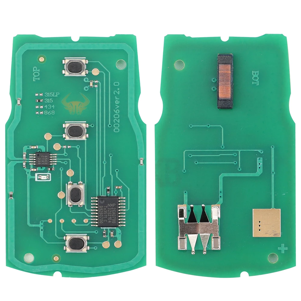 Okey-sistema remoto de llave de coche CAS1, para BMW 7 Series E65 E66 315/433/868Mhz ID46 PCF7945, Chip de Control inteligente automático