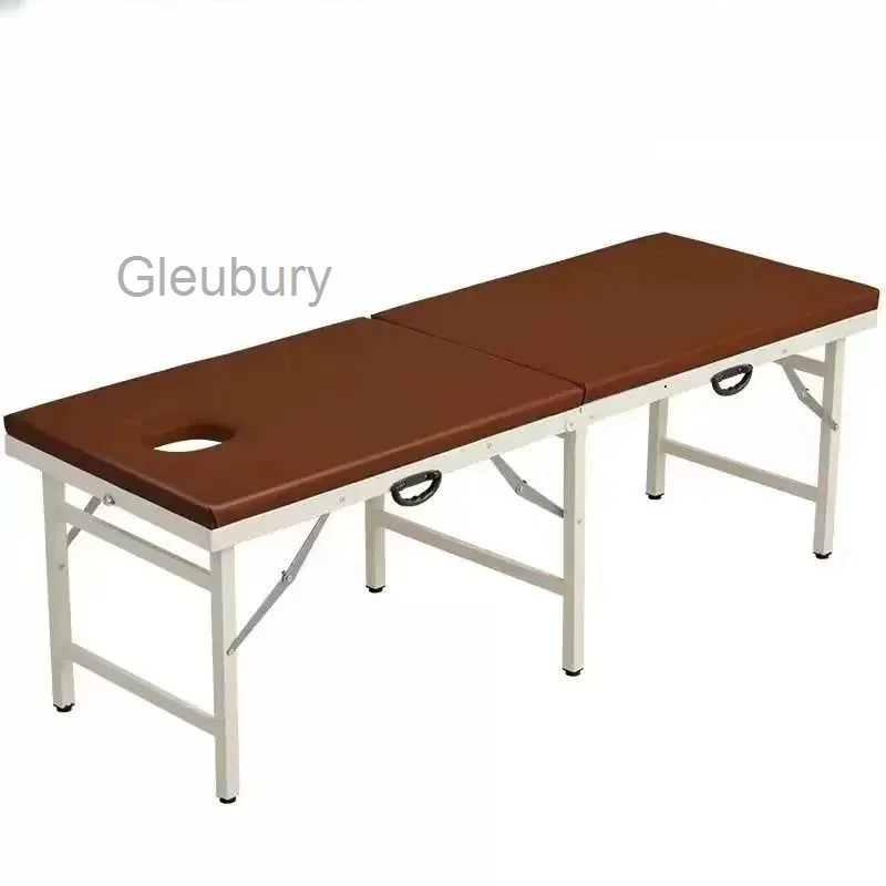 Beauty Tattoo Handheld Spine Massage Table Bed Massage Bed Cervical Embroidery Eyelashes Lettino Per Massaggi Salon Furniture