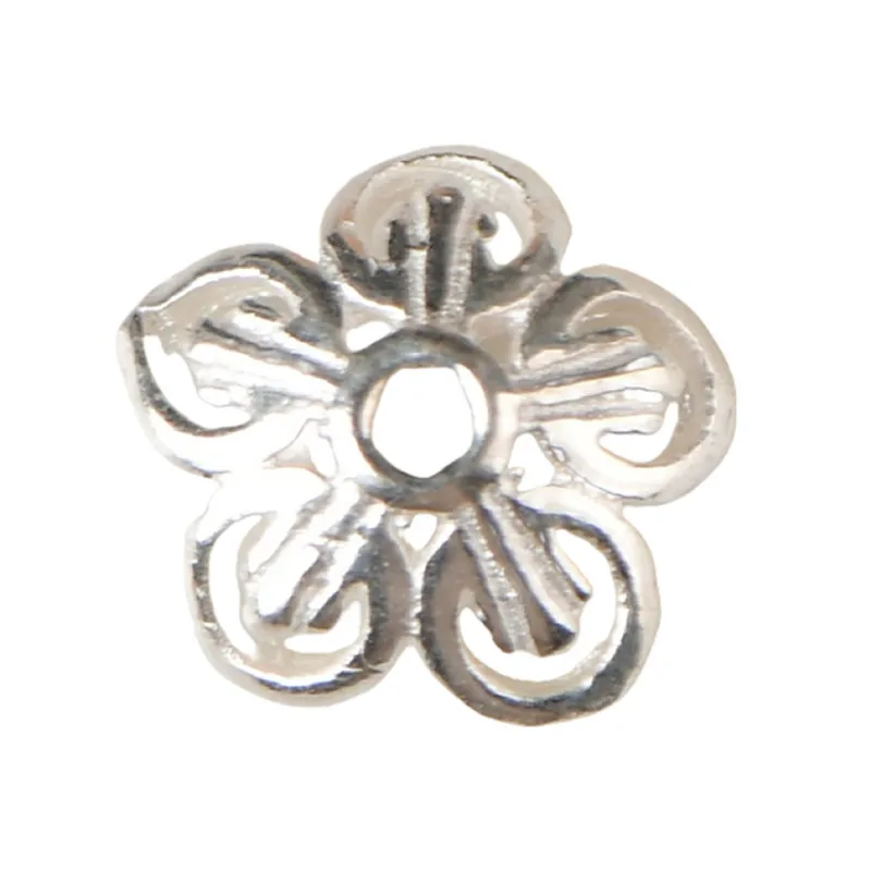 S925 حامل الخرزة الفضية حبة واحدة DIY الخرز الكريستال اليدوية صنع المجوهرات #5