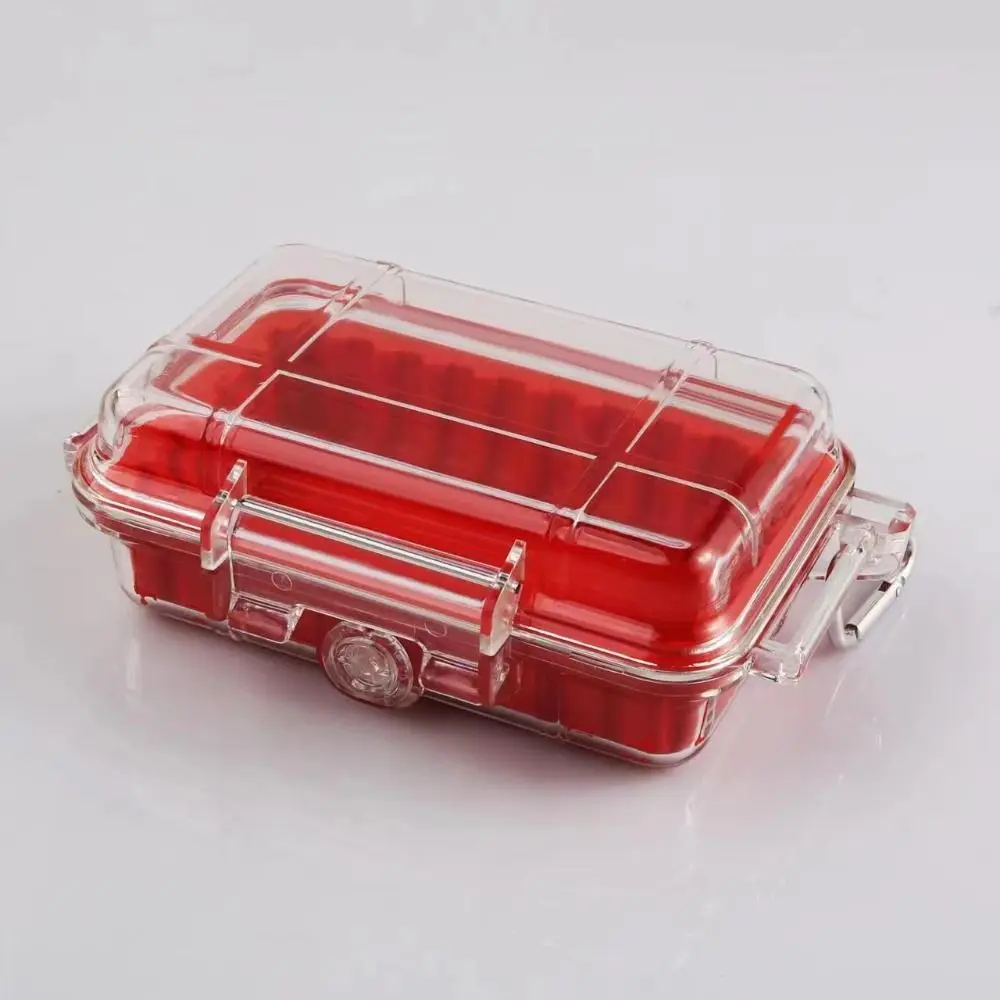 Durable ABS Camping Box Transparent Equipment Dry Box Sealed Storage Box Professional Shockproof Waterproof Toolbox