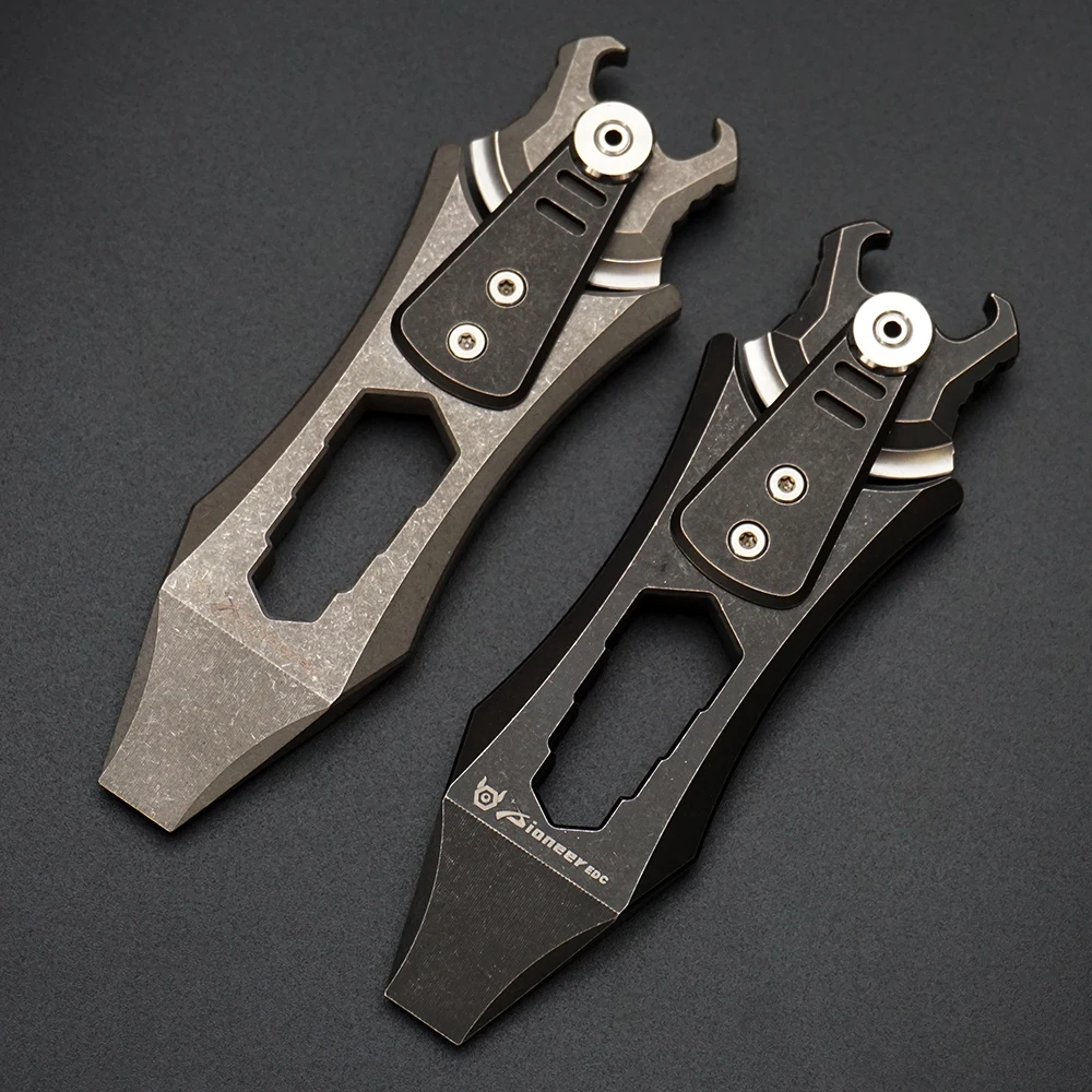 

Портативный титановый сплав, прямой лом с плоской головкой, открывалка для бутылок, многофункциональный мини-универсальный гаечный ключ EDC Essential