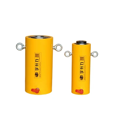 Hot sale 100Ton  Single  Acting Hollow hydraulic jack separated hydraulic hollow cylinder