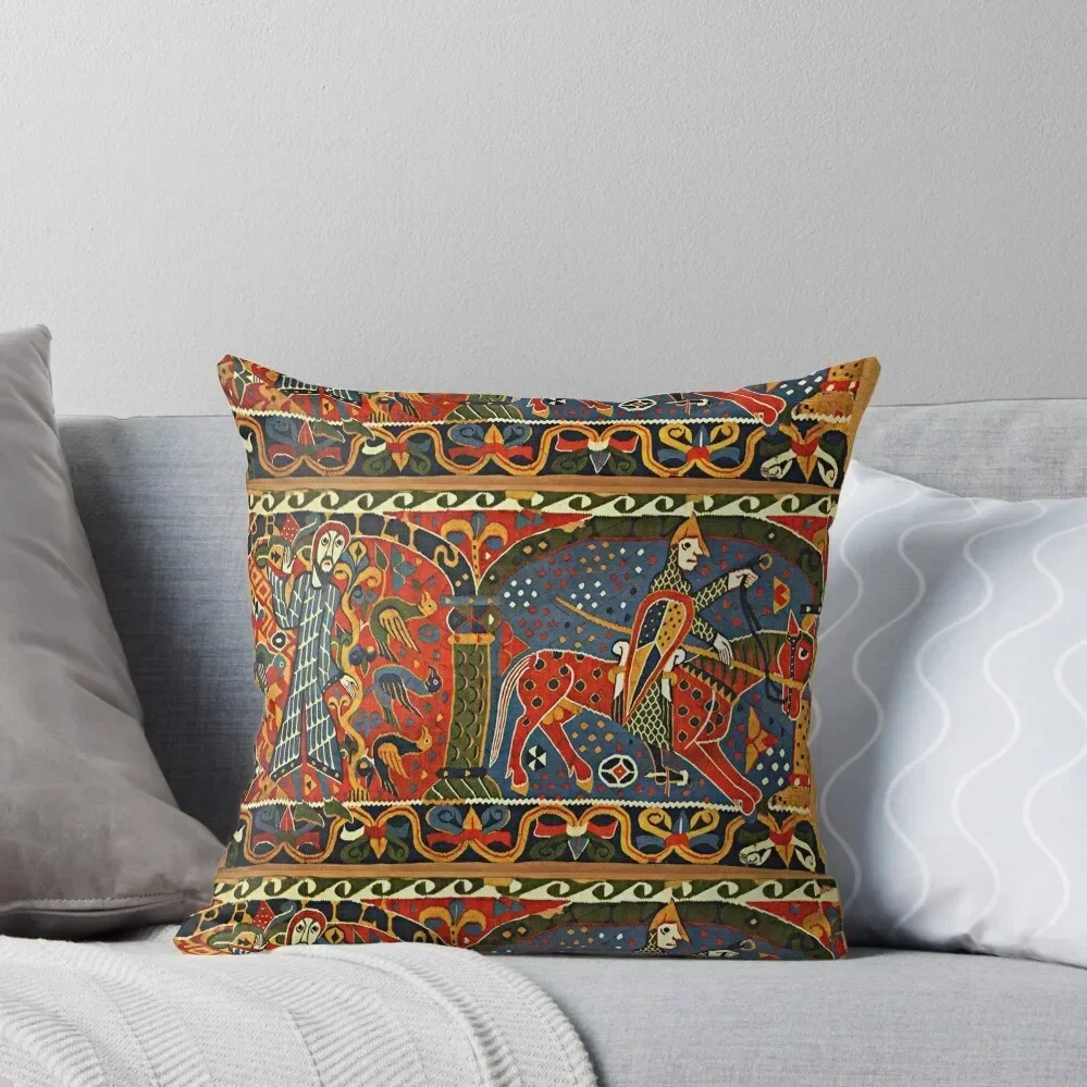

NORWEGIAN BALDISHOL TAPESTRY , Medieval Knight Horseback Throw Pillow christmas ornaments 2025 Anime Luxury Cushion Cover pillow
