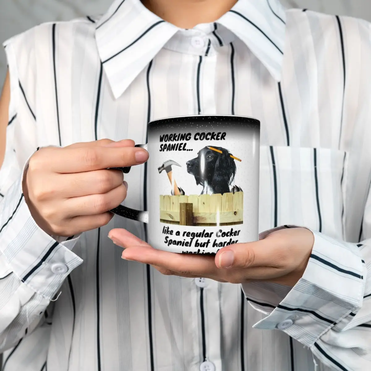 Cocker Spaniel Dog Animal Mug Funny Ceramic Coffee Cups Tea Mugs Milk Cup Drinkware Gifts for Woman Man