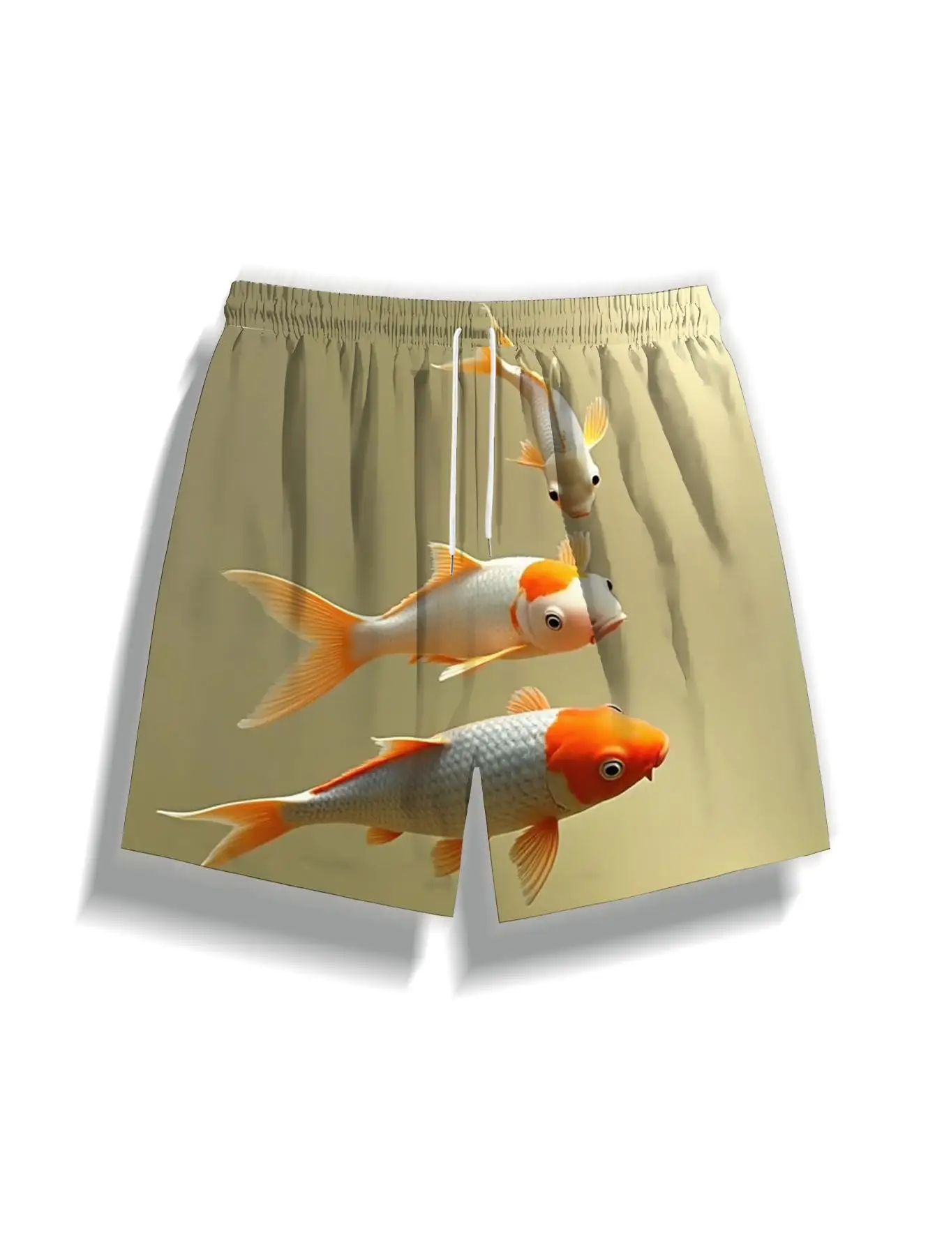 1pcs Men's Short swim trunks2026 Summer 3D Printed Short sleeve running Polyester sport Quick drying Breathable