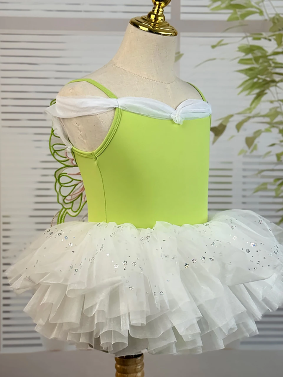 Children Dance Clothes Camisole Practice Ballet Body Dancewear Butterfly Stage Performance Skirt Gymnastics Leotard Costumes