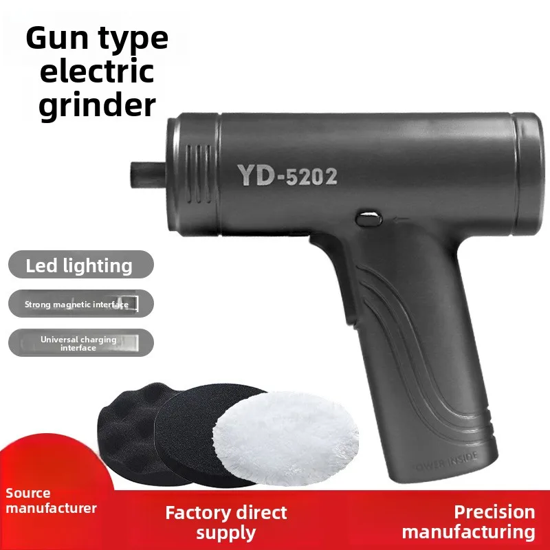 Lucidatrice wireless ricaricabile tramite USB, smerigliatrice elettrica, ceratrice per lucidatrice per auto wireless per riparazione auto