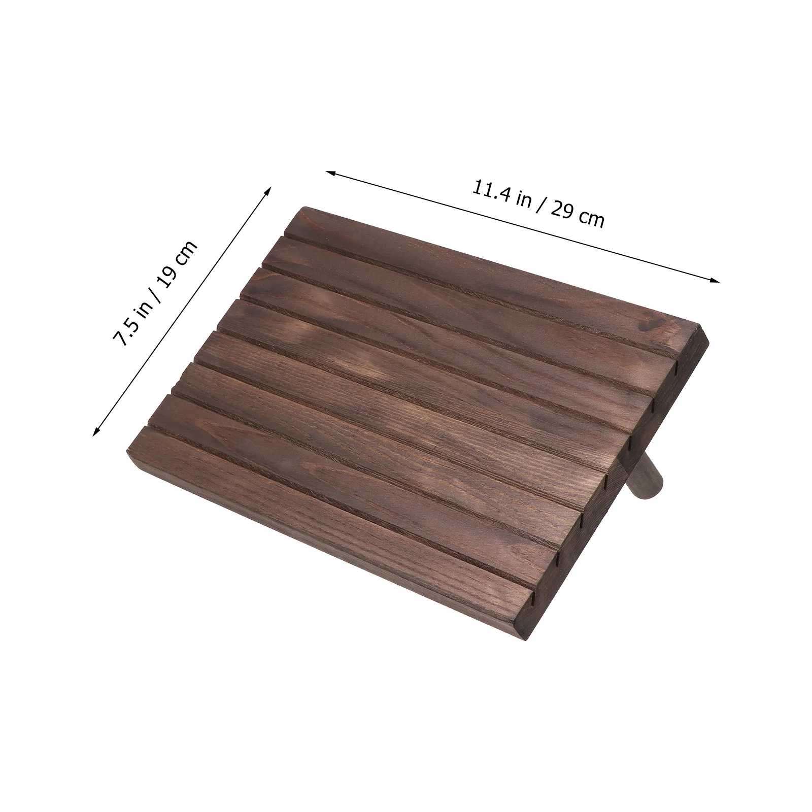 1Pcs Simple Wooden Earrings Display Stand Earring Holder Jewelry Shelf for Storage Organizer Jewelry Rack for Desk Vanity