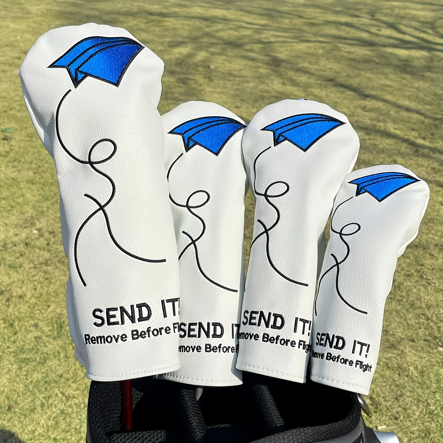 estilo-de-design-para-capas-de-tacos-de-golfe-em-formato-de-aviao-de-papel-branco-disponiveis-em-conjuntos-de-1-ou-4-para-drivers-fairways-e-hybrids