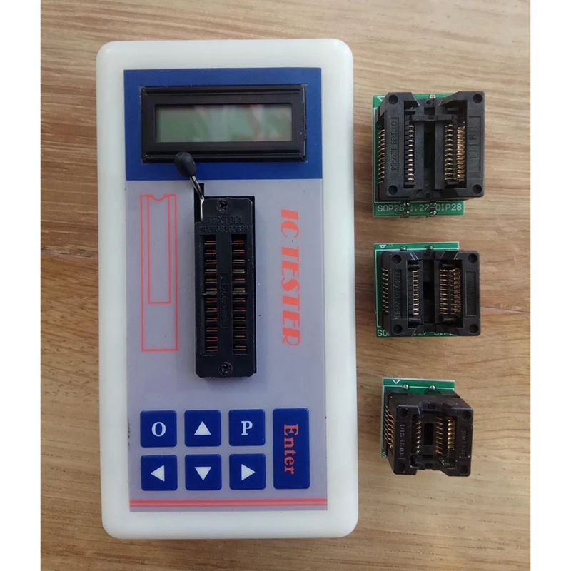 

ABYL Professional Integrated Circuit IC Tester Transistor Tester Online Maintenance Digital LED Transistor IC Chips Tester(A)