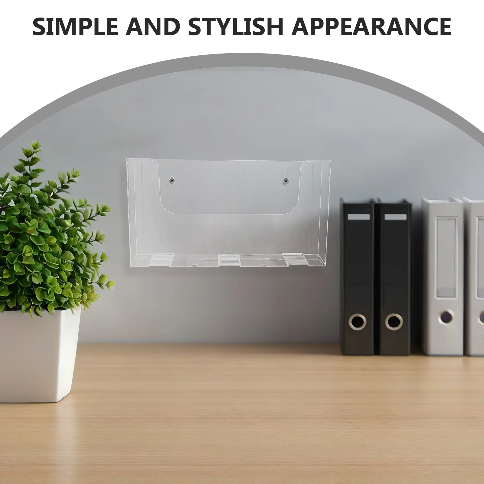 2 шт. акриловый настенный держатель для файлов A4