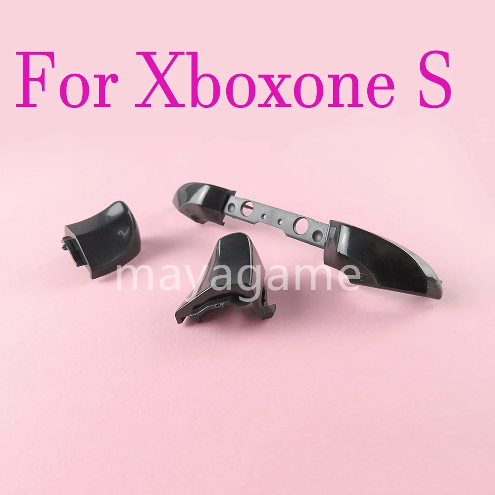 1 PC สําหรับ XboxOne Slim สีดํา LB RB ปุ่ม LT RT ทริกเกอร์กันชน Controller Gamepad สําหรับ XBOX ONE S