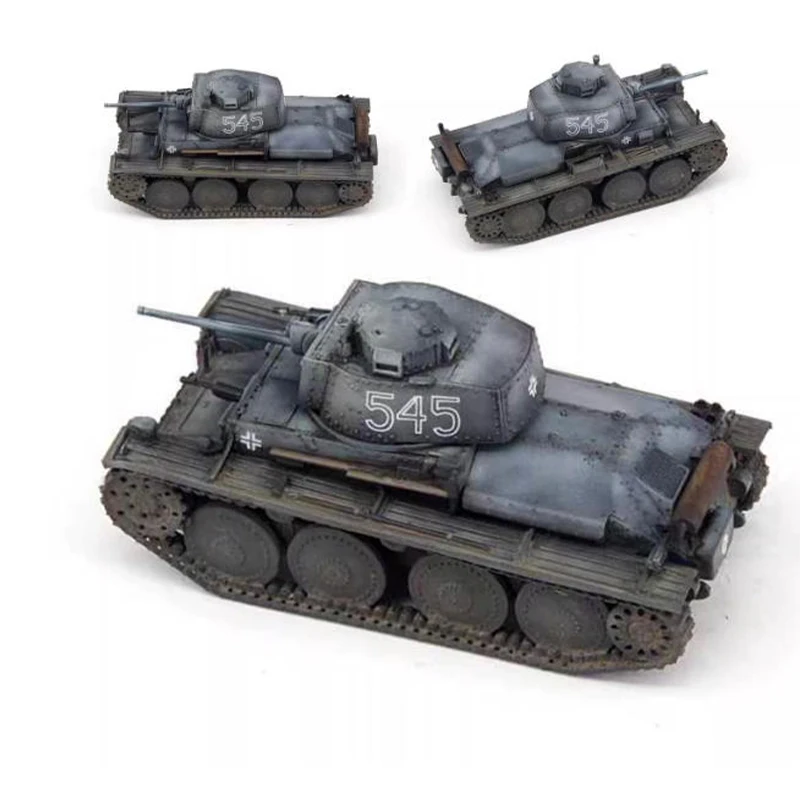

1/72 Scale Germany Pz.Kpfw 38T Light Tank Model Simulation Plastic Tank Model Dispaly Collectible Toy Gift Souvenir Decoration
