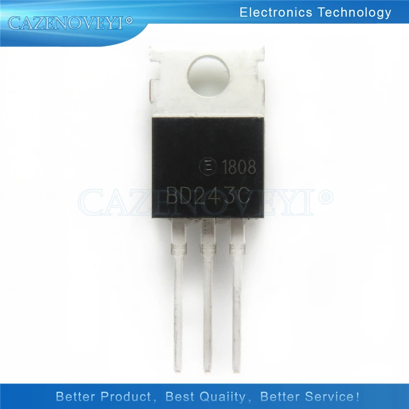 10pcs/lot BD243C BD243 100V 6A In Stock