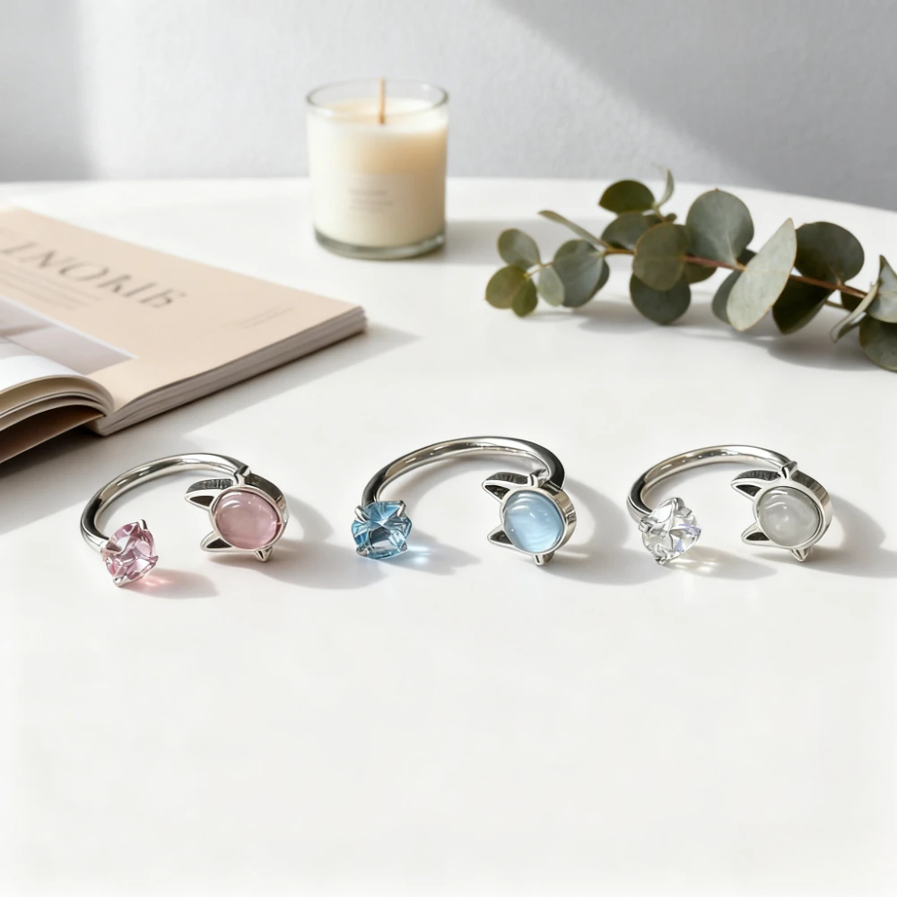 Fashionable Titanium Steel Cat Eye Stone 8/10/12mm Super Flash Inlaid Zircon Internal Thread Lip Stud Piercing Jewelry