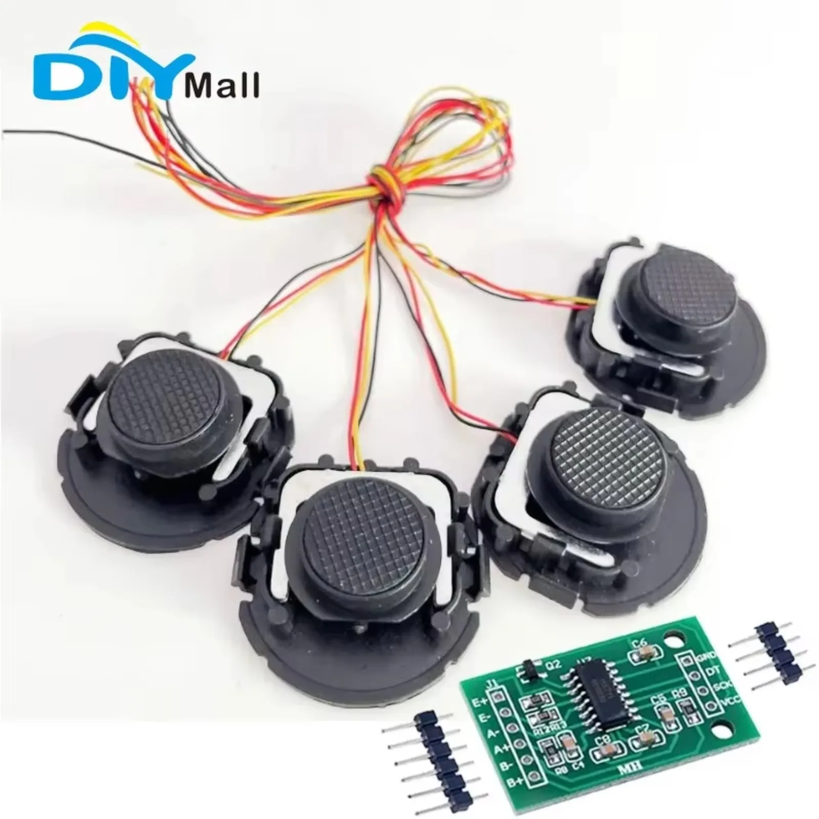 arduino重量測定プロジェクト用50kgロードセルストレインゲージキット（取り付けブラケット付き）