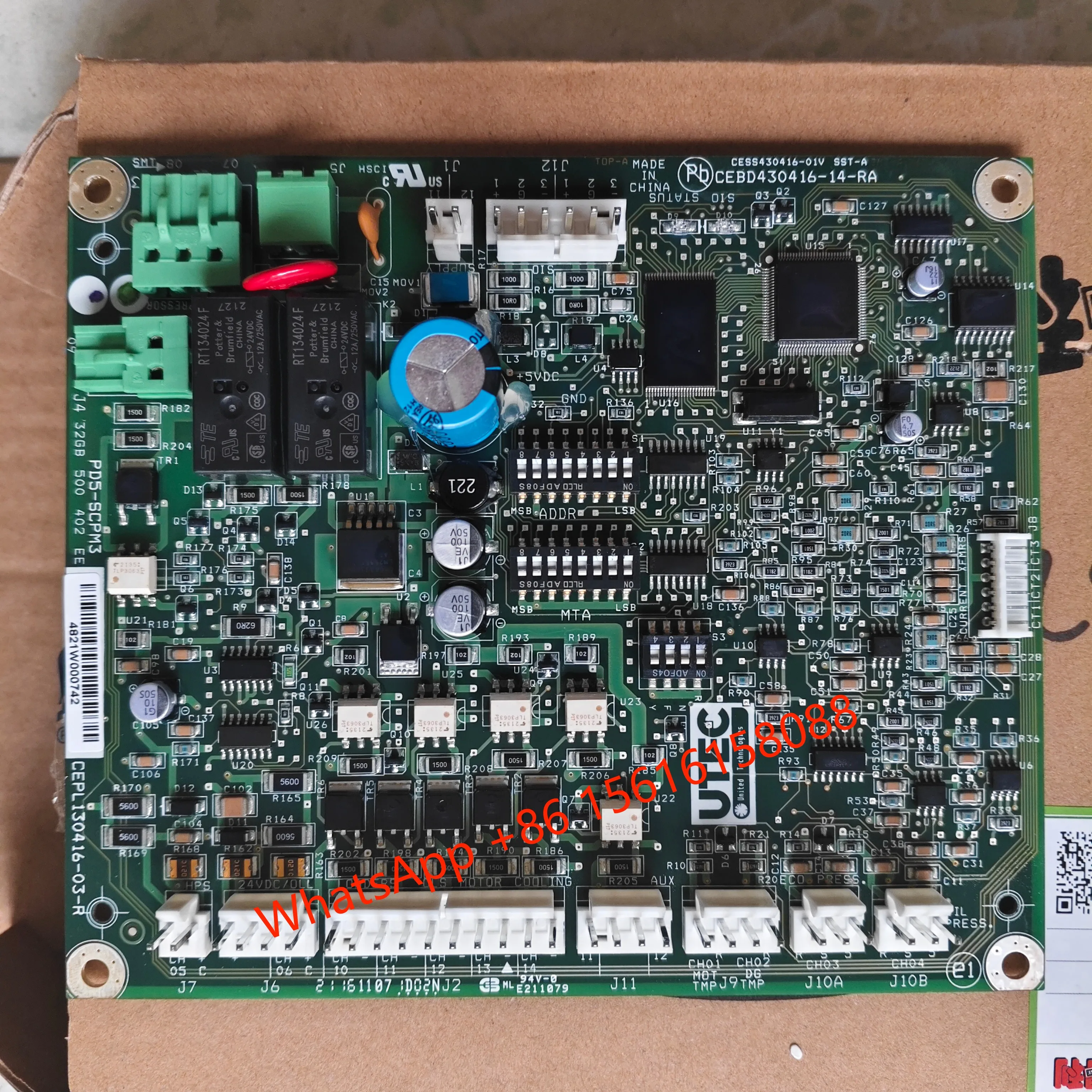 Central Air Conditioning30HXC Screw Chiller Compressor Protection Board Module New for 32GB500402EE Carrier  30HXY