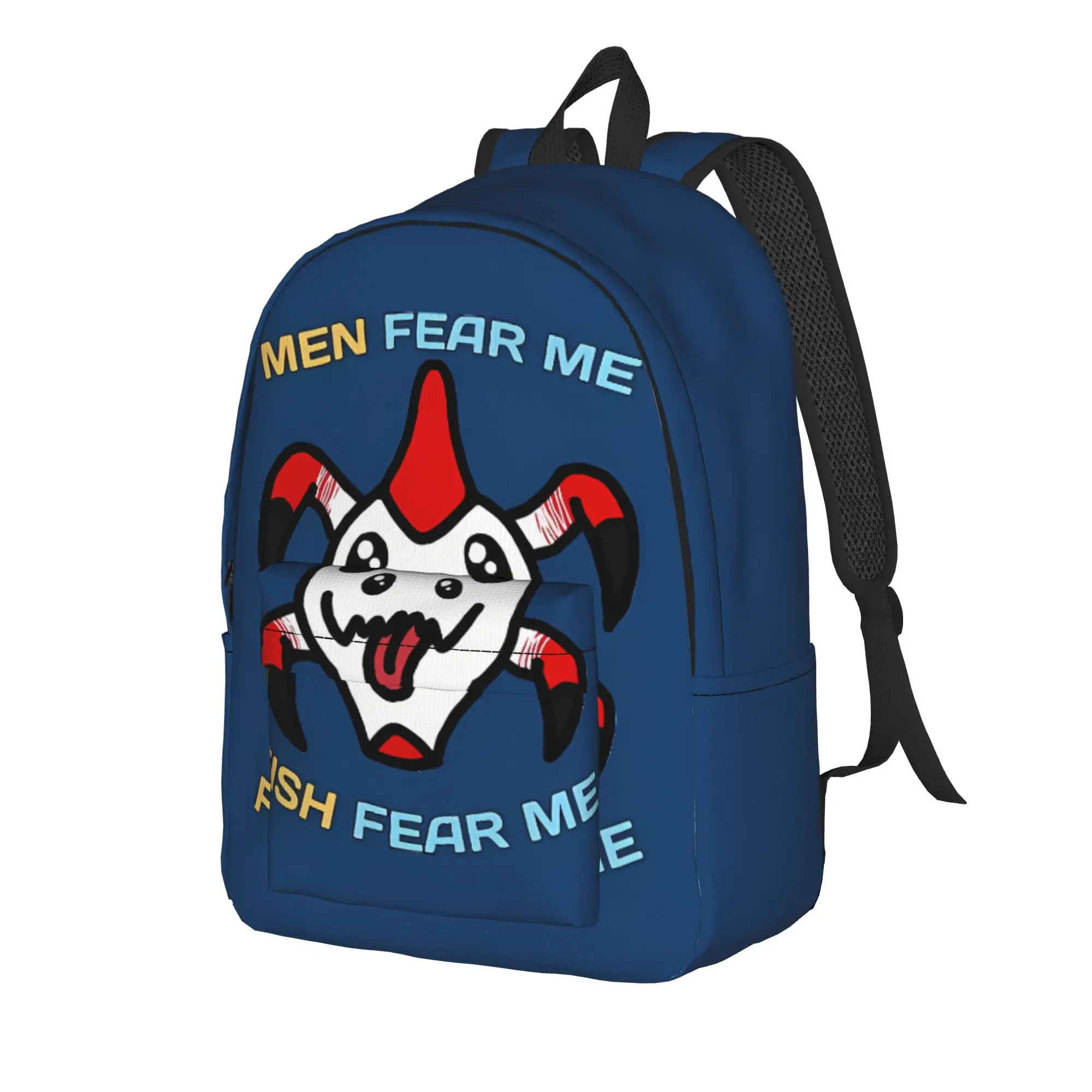 Back to School Season Portable Reaper Leviathan Fish Fear Me Bookbag Subnautica Unisex Knapsack Backpack