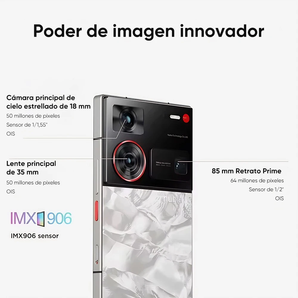 الإصدار العالمي Nubia Z60 Ultra Leading Version 5G الهاتف الذكي Snapdragon 8 Gen 3 MyOS 14 NFC 6.8 "50MP 6000mAh 80W شحن سريع