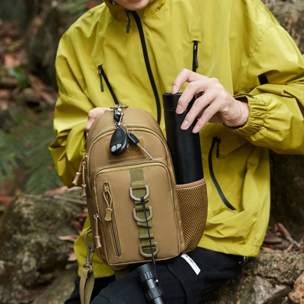 

Tactical Shoulder Bag Multi-Functional Waterproof Hiking Backpack Outdoor Camping Chest Bag Waterproof Sports Sling Bags
