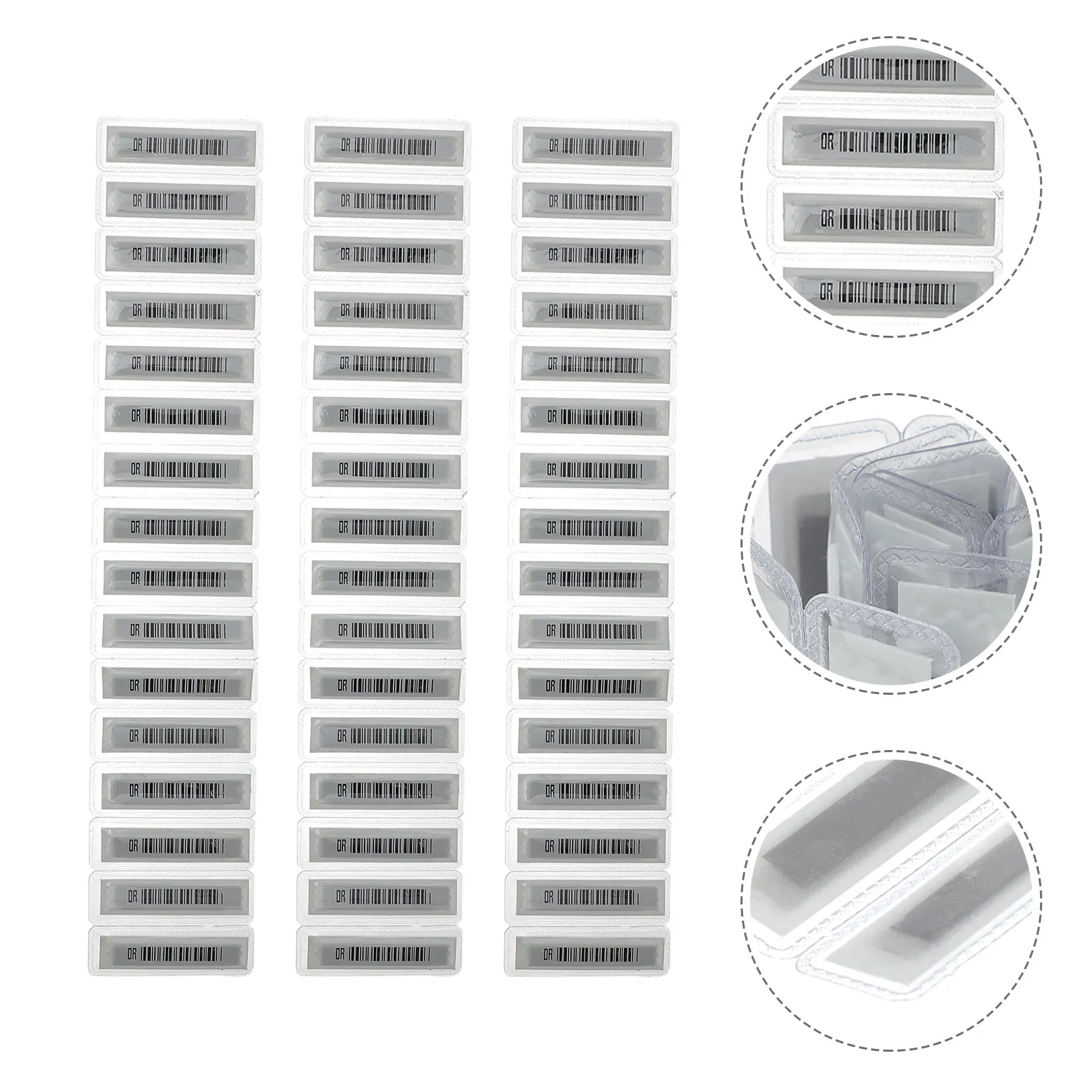 

75 шт. акустомагнитных противокражных этикеток 58 кГц, водонепроницаемые, с чипом Pet Fenico, для защиты косметики, товаров для супермаркетов и жидких продуктов