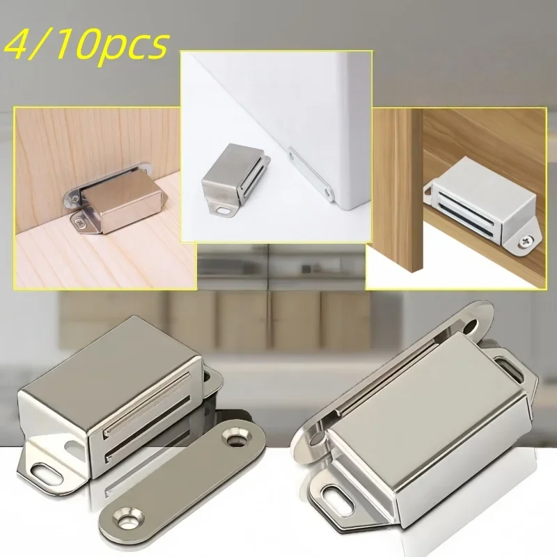 4/10pcs strong magnetic door suction and hardware accessories for cabinets, wardrobes shoe cabinets doors, furniture accessories