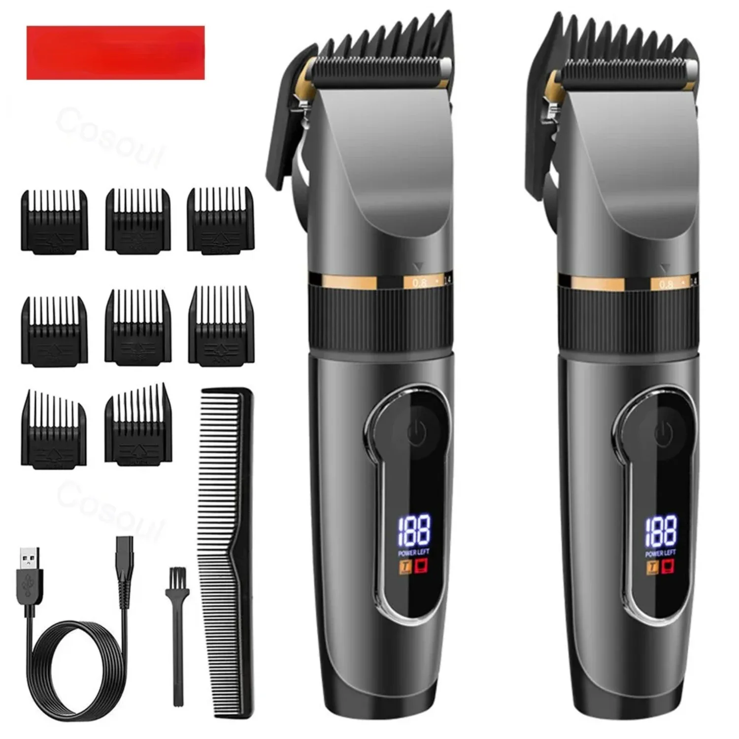 High-quality Professional Barber Grade Precision Hair Clipper for Man - Premium Hair Cutter, Trimmer, and Shaver - Precision Bea