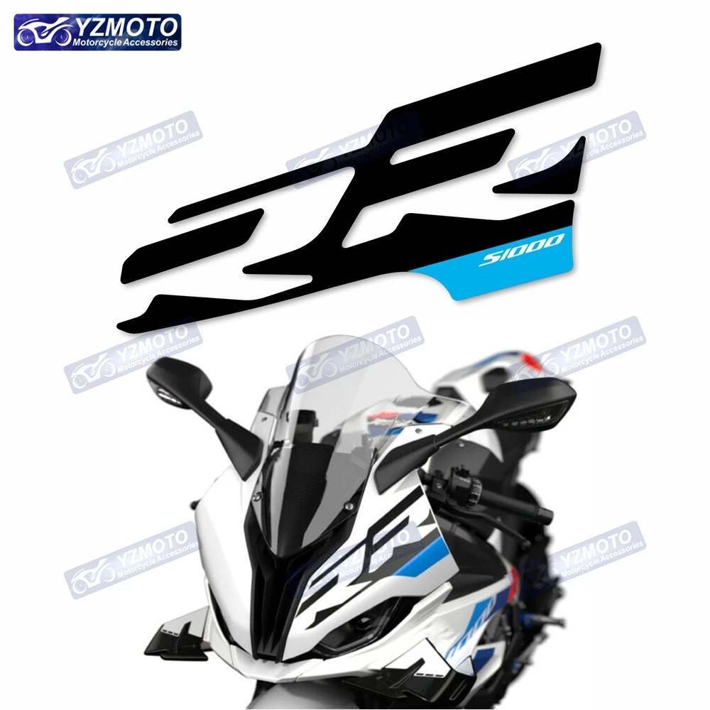 For BMW S1000RR 2019 2010 2021 2022 2023 Motorcycle Accessories Front Head Fairing Reflective Sticker Decal Decoration Stickers