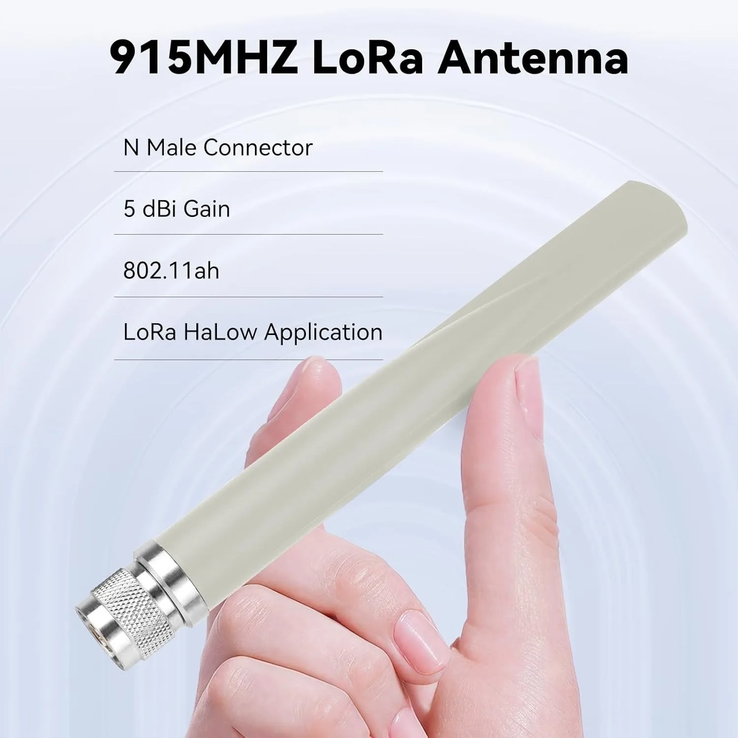 868 MHz 915 MHz Lora Antenne 5 dBi Gewinn Omni Outdoor N-Stecker 915 MHz 802.11 Ah für Meshtastic LoRa HaLow Long Range Antenne – Detail 5