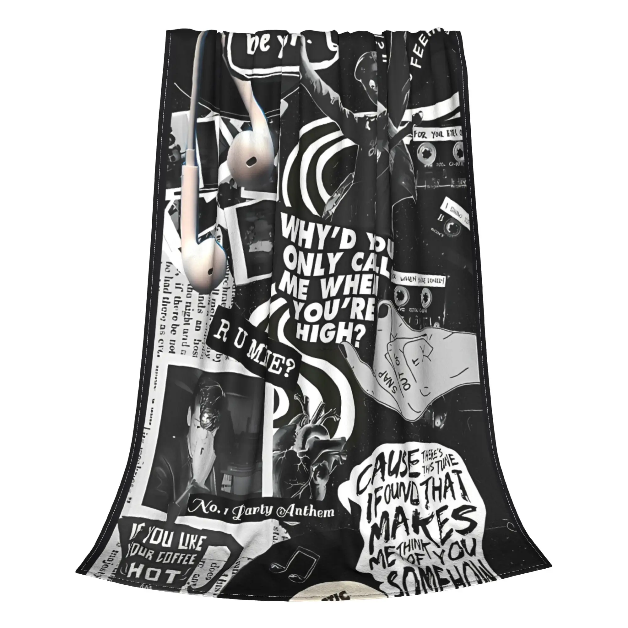 1PC Home Cute Room Decor R U Mine Blanket Throw Blanket Alex Turner Novelty Warm Blanket All Season