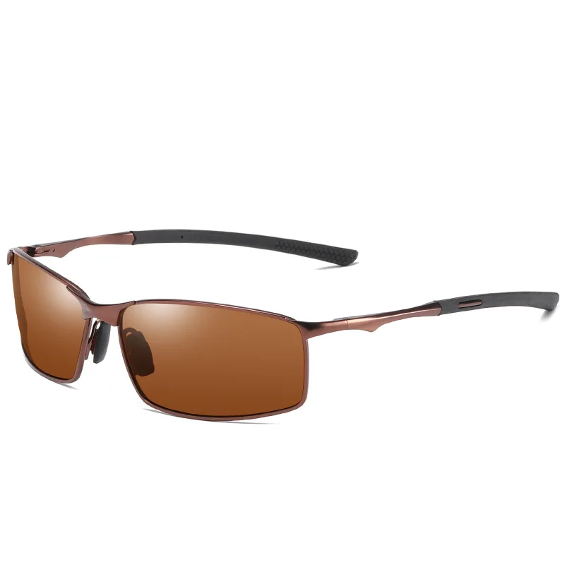 VCKA Men\'s Alloy Myopia Sunglasses Women Polarized Driving Glasses Anti-Glare Customized  Prescription Eyewear -0.5 to -6.0
