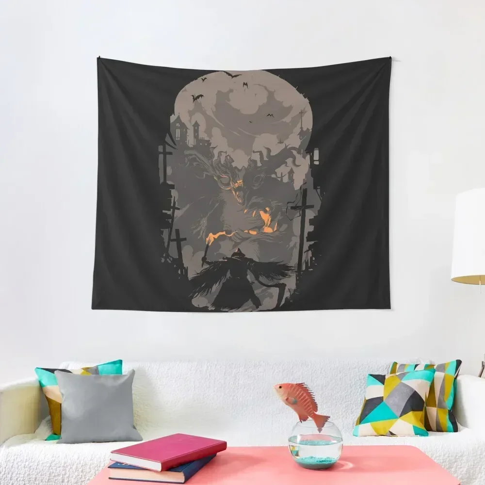 

Blood Encounter Tapestry Art Mural Decorative Paintings Decorations For Your Bedroom Tapestry