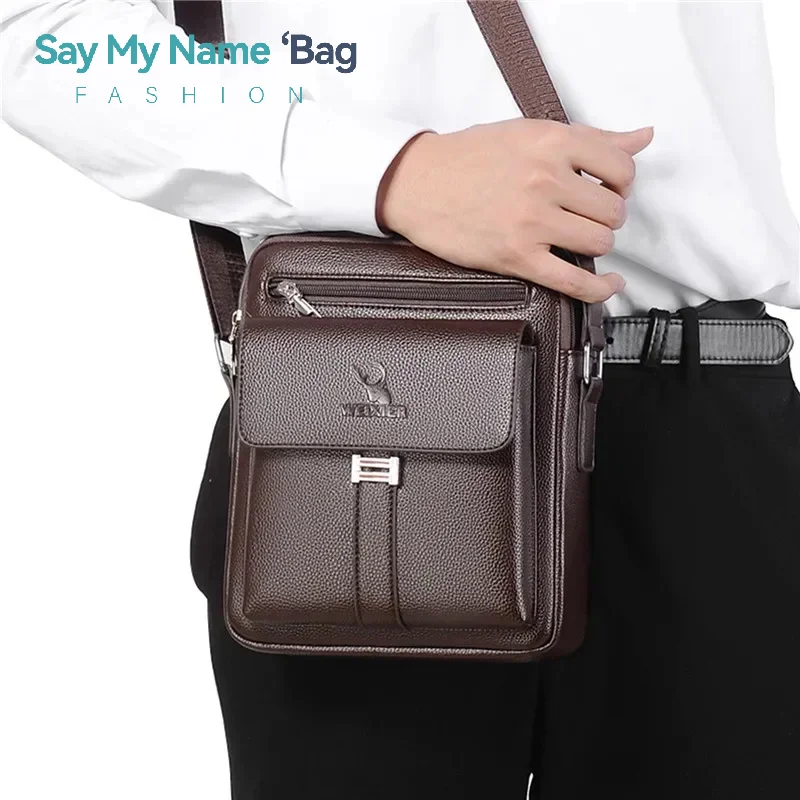 

Мужские водонепроницаемые винтажные мужские сумки через плечо высокого качества, модная деловая мужская сумка-мессенджер, кожаные сумки, поясная сумка