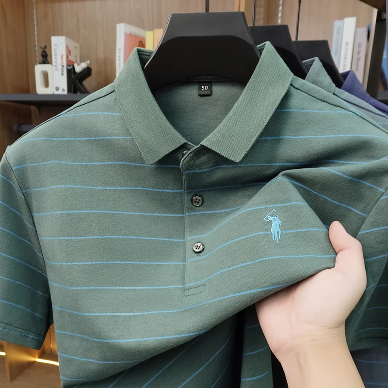 Thumbnail 3 - #34 Latest Mens Striped T-Shirts Offers