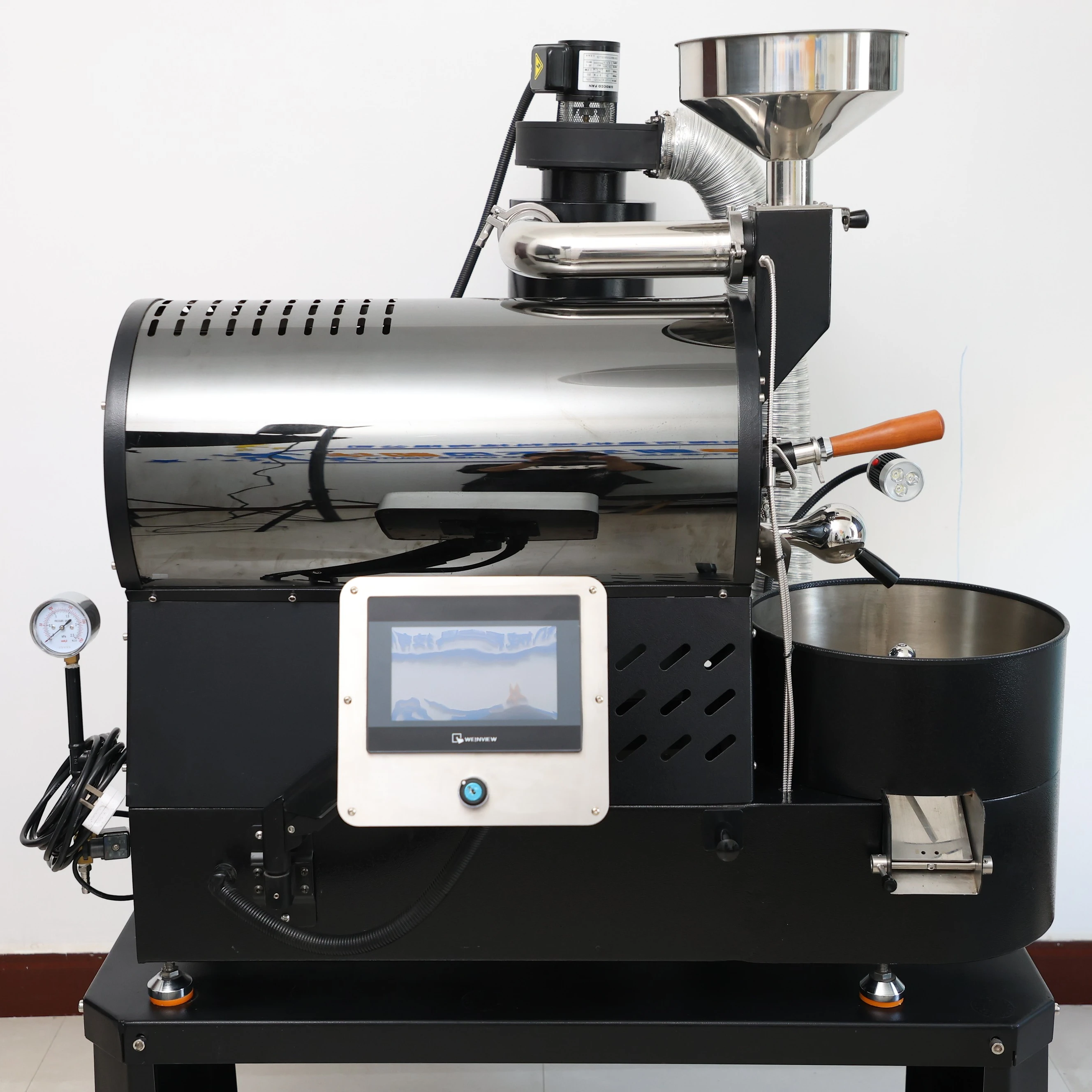 2024 Wintop Brand New Factory Tostadora Cafe 1kg 2kg China Coffee Cocoa Bean Roaster Machine for Coffee