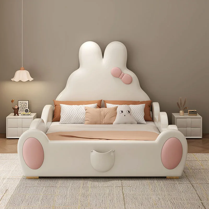 

Full Bedroom Children Beds Single Luxury Home Girl Tatami Bed Modern European Concise Cute Mobila Pentru Dormitor Furniture