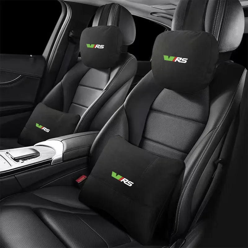 

Top Quality Car Headrest Neck Support Seat Soft Neck Pillow for Skoda Octavia A5 A6 A7 A2 A3 Fabia 2 3 Rapid car Accessories