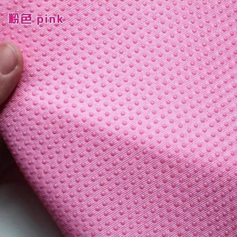 Polyester Anti Slip Fabric Non Slip Gripping Material Rubber Dotted Anti Skid Coating Mat Cloth by the Meter 50x150cm