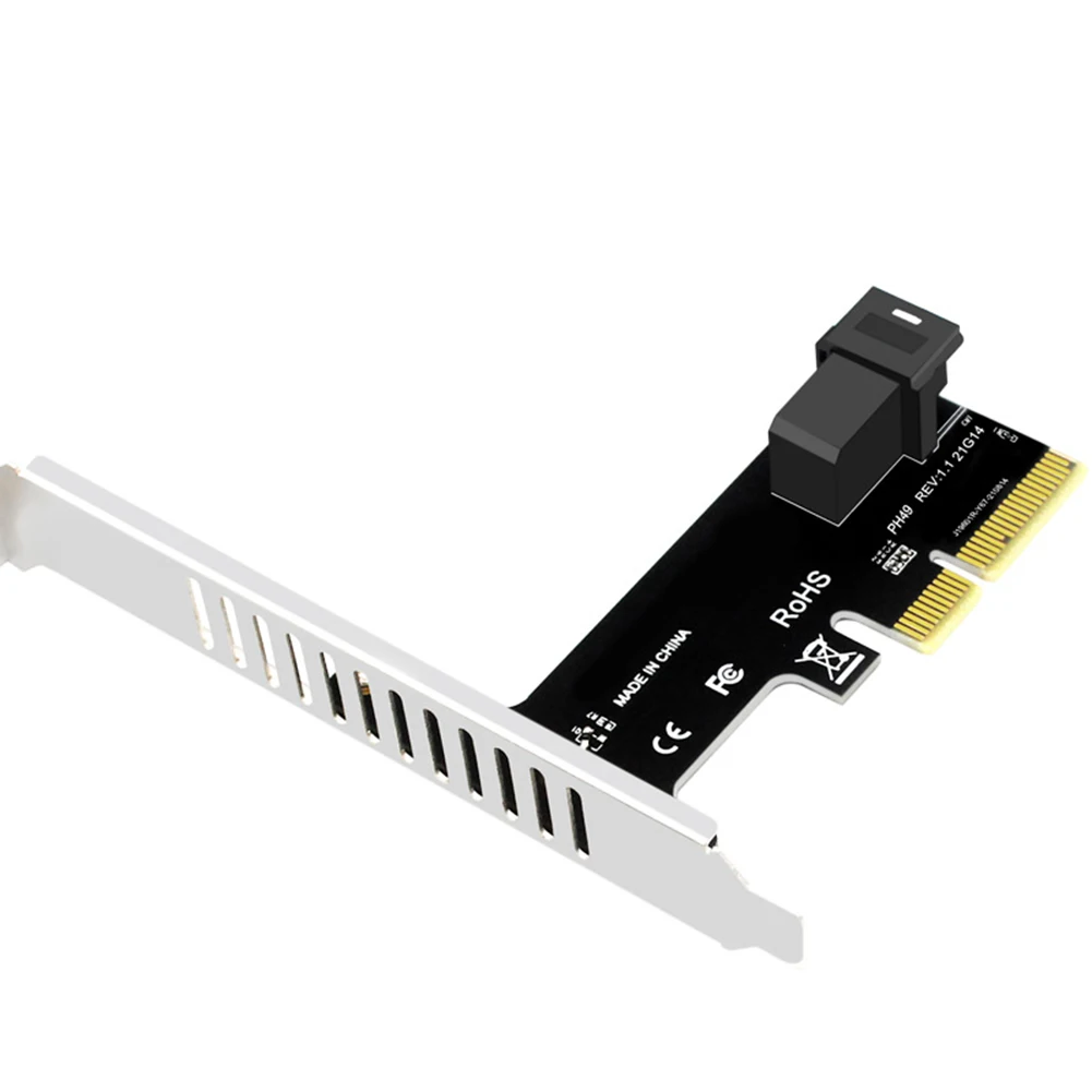 Переходная карта PCI E к SFF-8643 PCIE к U2 PCIE X4 к SFF8643, адаптер карты расширения твердотельного накопителя