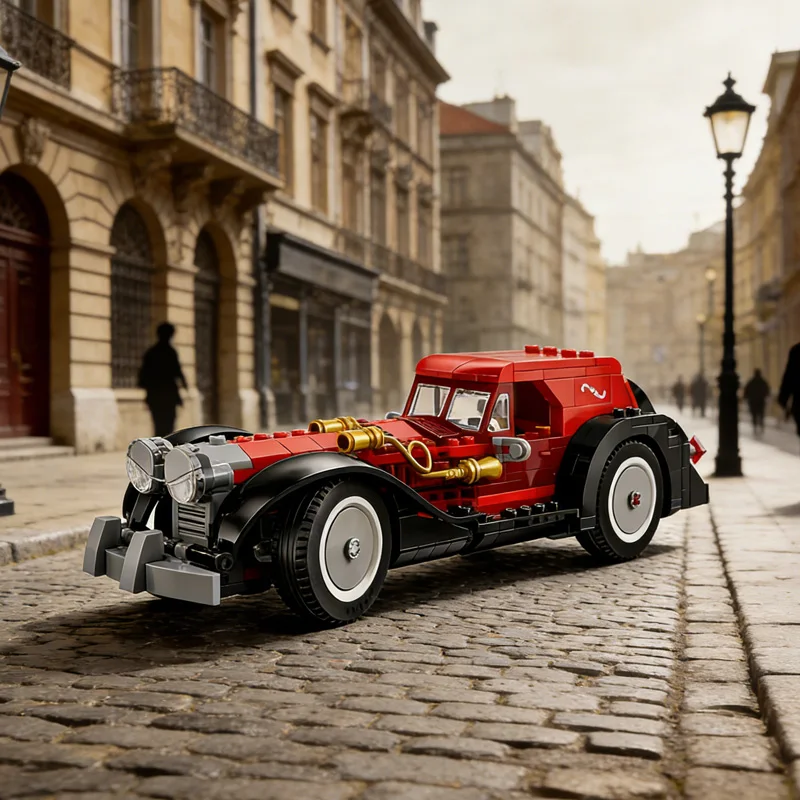 2025 جديد 43277 نموذج سيارة بنة نموذج مجموعة ، هدية عيد الميلاد وعيد ميلاد ، ألعاب تعليمية