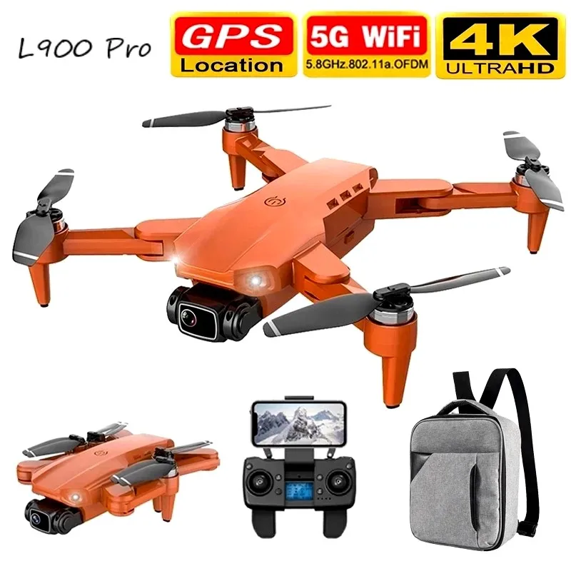 

NEW L900 Pro Drone 4K HD Dual Camera With GPS 5G WIFI FPV Real-time Transmission Brushless Motor Rc Distance 1.2km Quadcopter