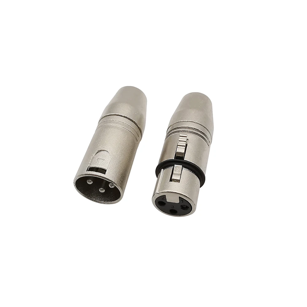 1Pcs XLR 3 Pin Male Female to 3.5mm 1/8