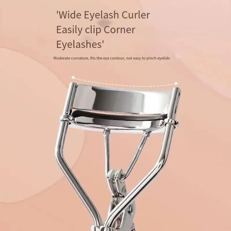 Cnkess ที่ดัดขนตา1ชิ้นที่ดัดขนตาสแตนเลสอุปกรณ์ peralatan Rias ความงามแบบมืออาชีพแฟชั่น