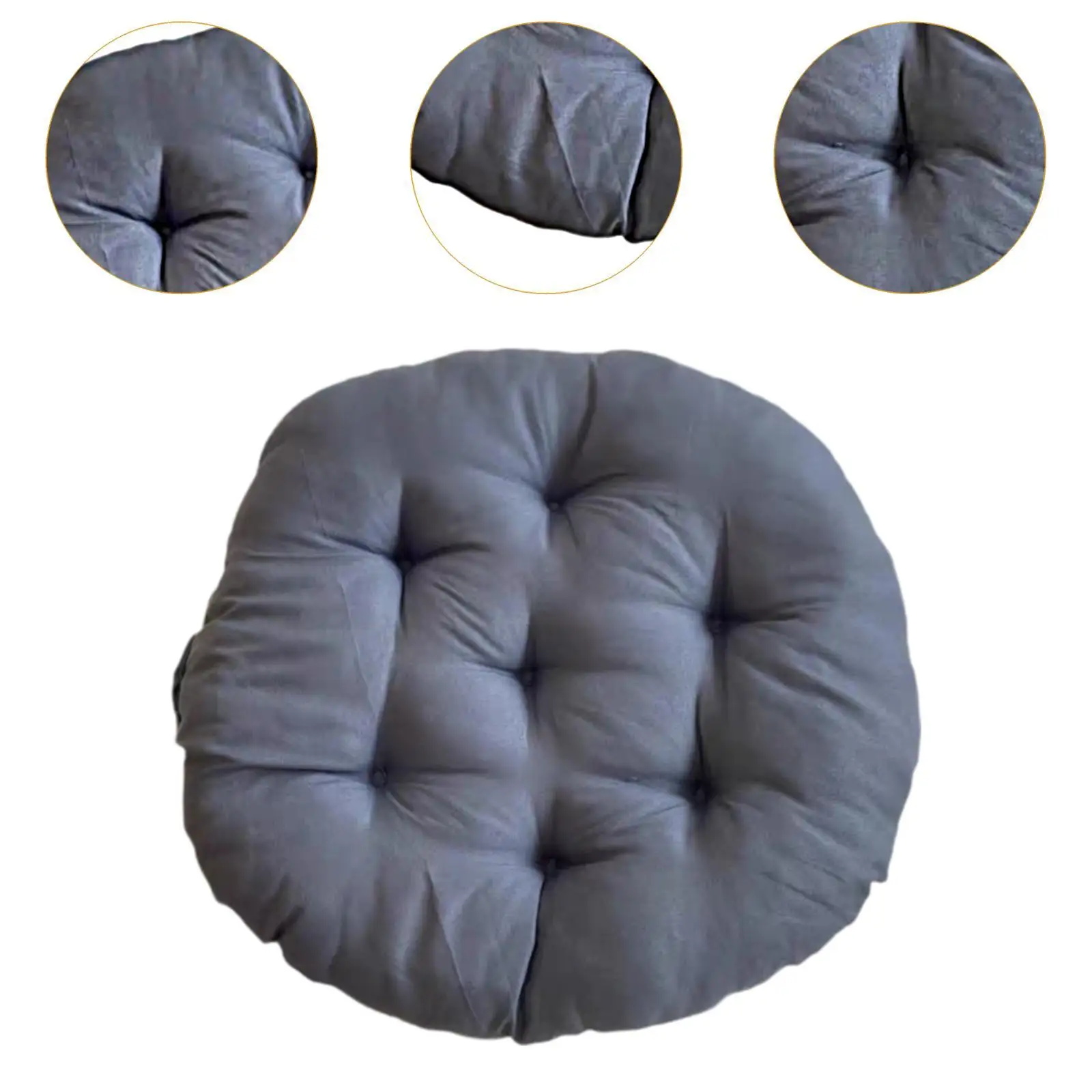 Chair Pad Padded Seat Cushion Multipurpose Round 15.7inch Soft Chair Cushion Garden Chair Mat for Outdoor Rocking Chair Seats