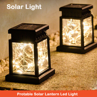 Solar Lamp Lantern LED Lights Waterproof Exterior Courtyard Home Decor 2024 Hanging Solar Night Light Outdoor Garden Sunlight