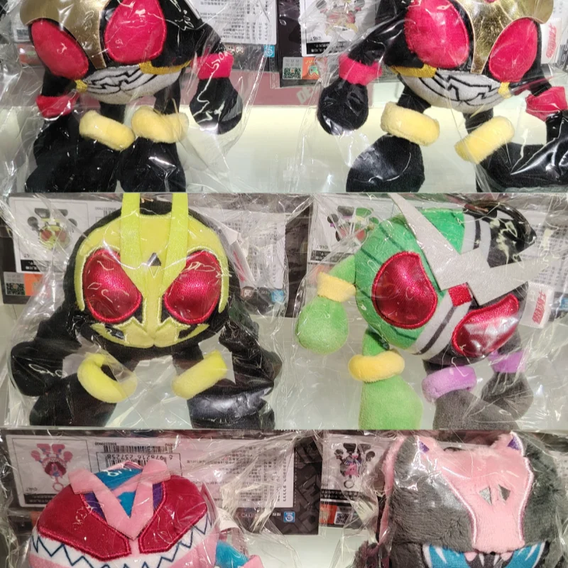 Moeyu Kamen Rider Double Plush Keychain 55th Anniversary Series Soft Plush Pendant Anime Peripheral For Anime Collection Fans