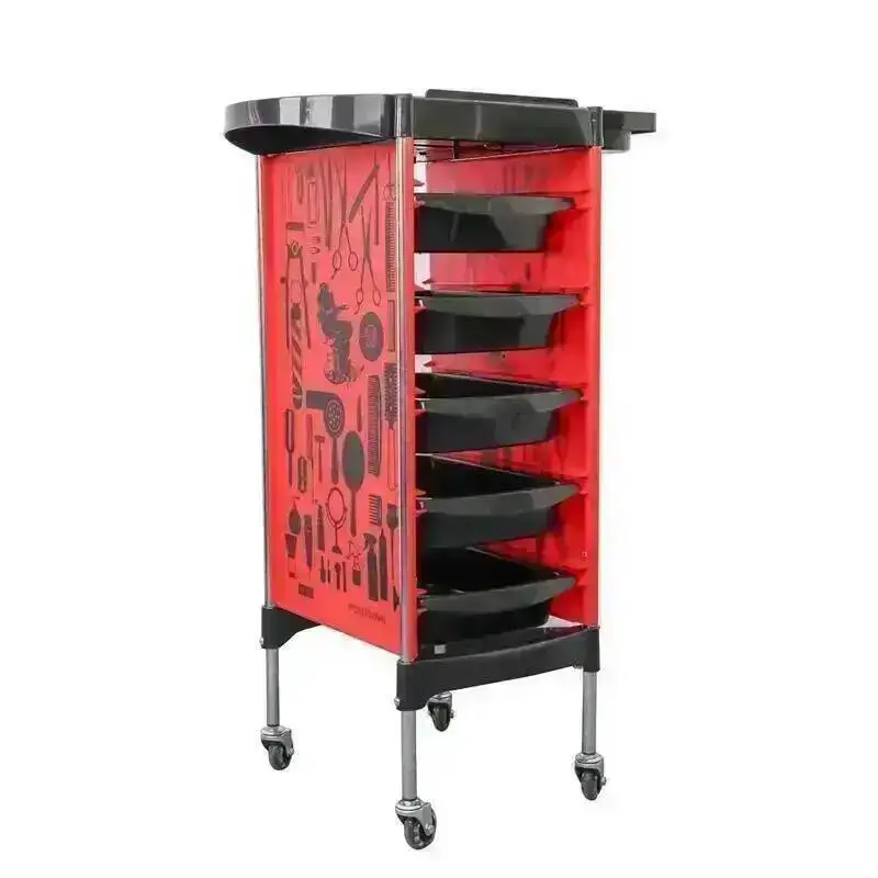 Hairdresser Trolley Professional With Trolly Rollers Hairdressing Cart Household Multi-purpose Wheels Salon Furniture Storage