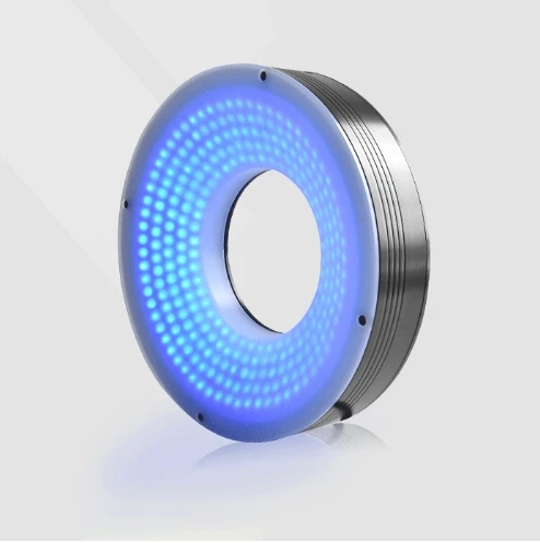 24V 직경 100mm 각도 0-90 산업 자동화를 위한 LED 링 라이트 작업 조명 머신 비전 조명 검사